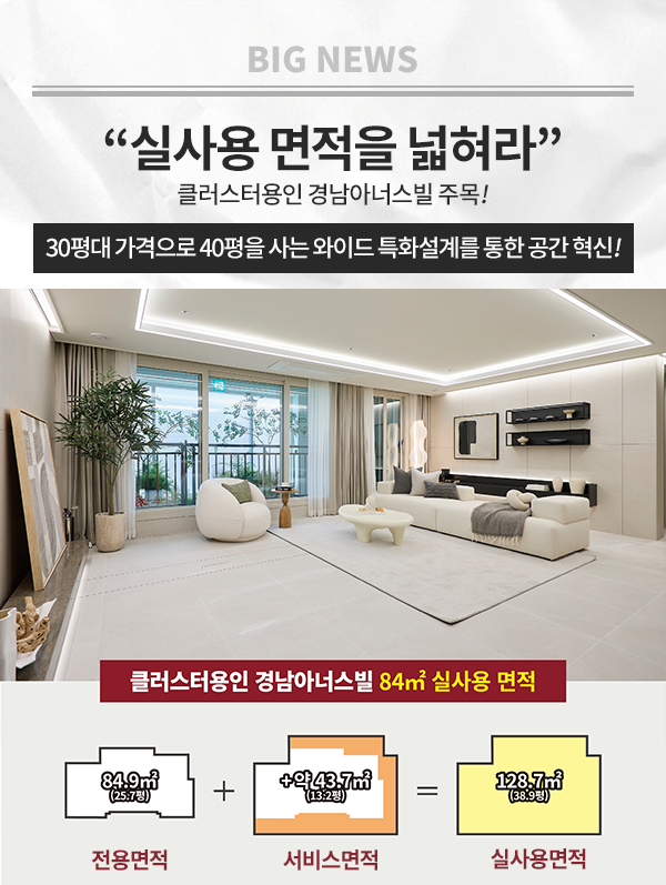 클러스터용인 경남아너스빌 모델하우스